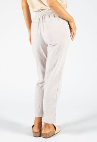 Soft Linen Comfort Waistband Trousers