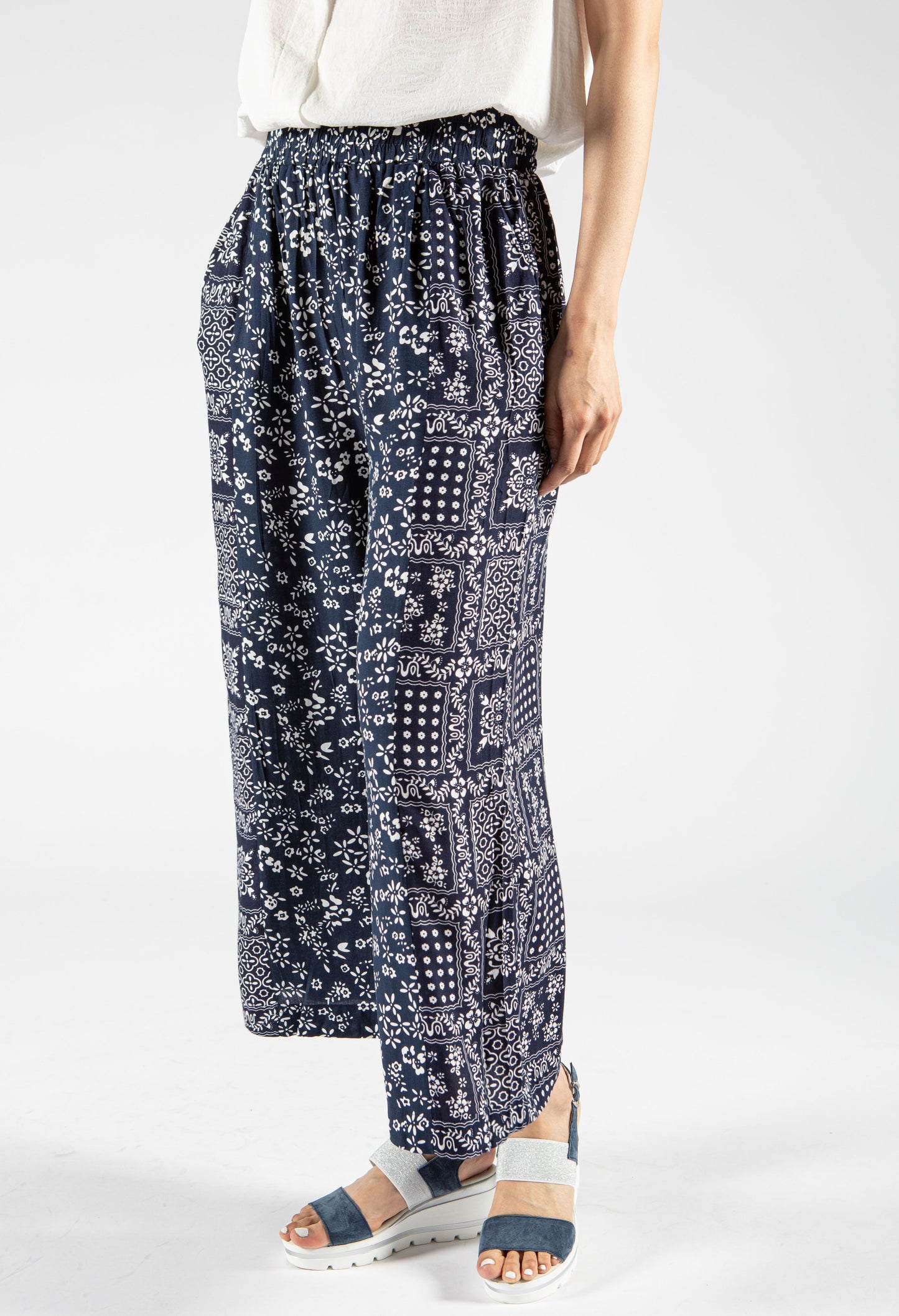 Boho Style Patterned Trousers