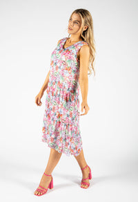 Summer Bloom Crinkle Dress