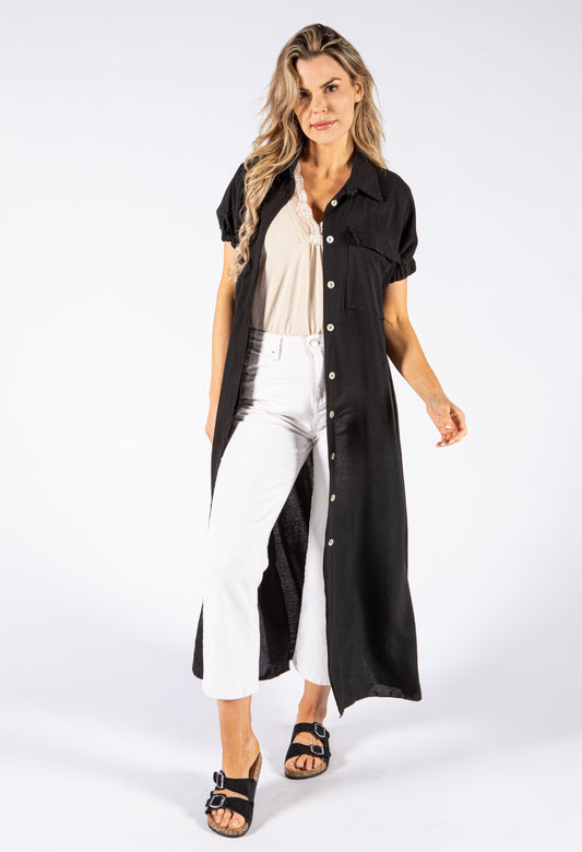 Two Way Button Up Cover Up and Dress