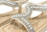 Pearl and Diamante Sandal