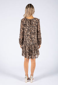 Tiered Hemline Mesh Dress