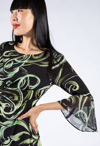 Swirl Print Dress