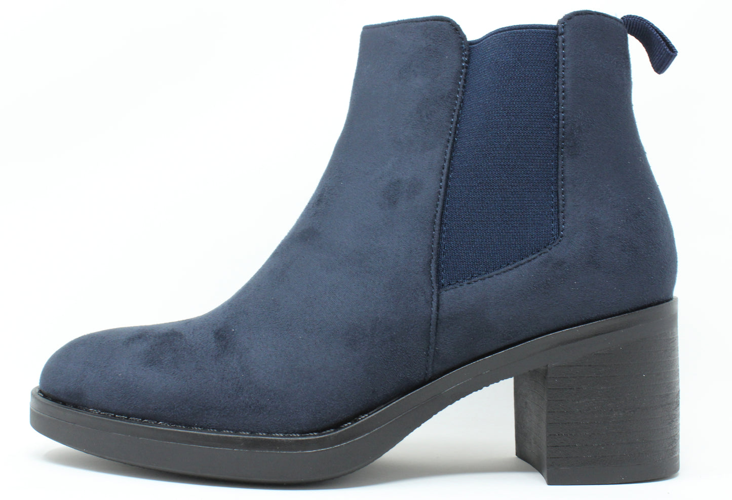 Faux Suede Chelsea Boot