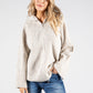 Zip Neck Knit Pullover
