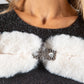 Faux Fur Wrap with Clasp