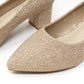 Glitter Court Heels