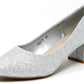 Glitter Court Heels