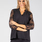 Lace Sleeve Blouse