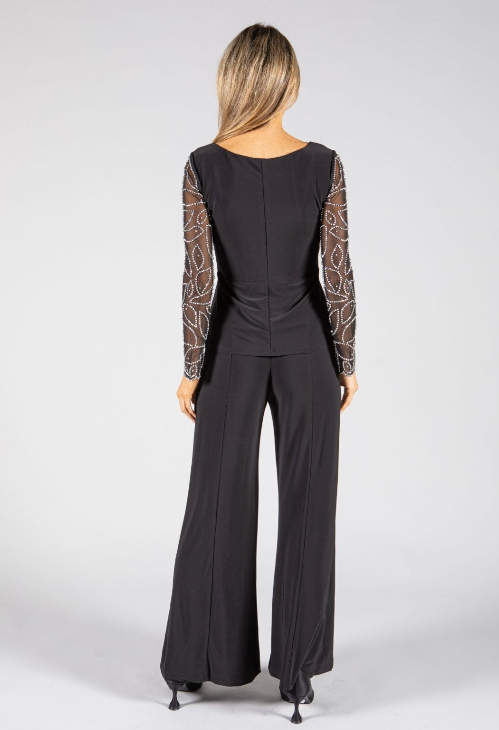 Embellished Sleeve Knot Detail 2 Piece Set