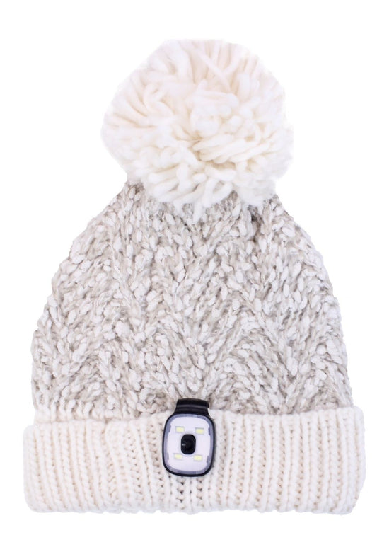 Bobble Hat with Removable LED Torch Light