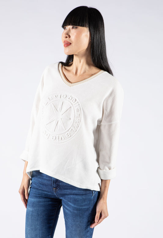 Soft Touch Embossed Pullover