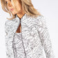 Glitter Detail Jacket and Top Two Piece