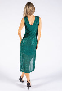 Sequin Midi Dress
