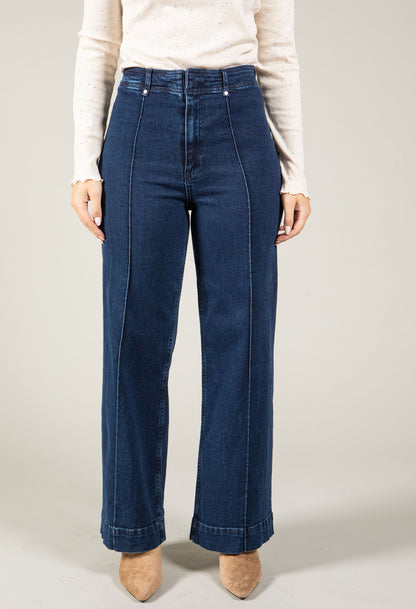 Isla High Waist Front Seam Tailored Jeans