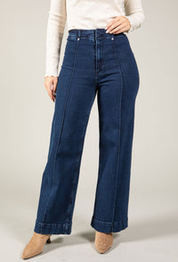 Isla High Waist Front Seam Tailored Jeans