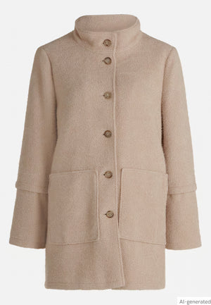 Buttoned Winter Jacket
