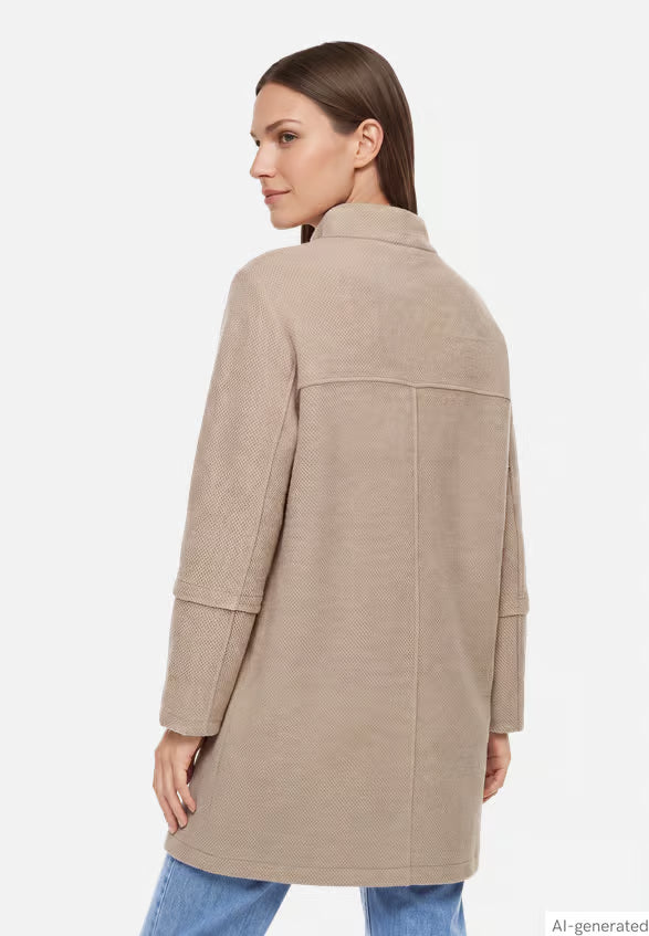 Buttoned Winter Jacket