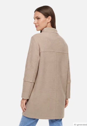 Buttoned Winter Jacket