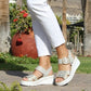 Buckle Detail Wedge Sandal