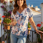 Dreamy Watercolour Print Knit Top