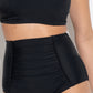 Space Super High Waist Ruched Tummy Control Brief
