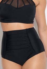 Space Super High Waist Ruched Tummy Control Brief