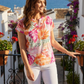 Tropical Fine Knit Top