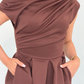 Betty Asymmetric Midi Dress