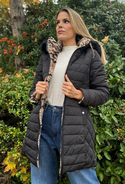 Fur Lined Reversible Padded Coat