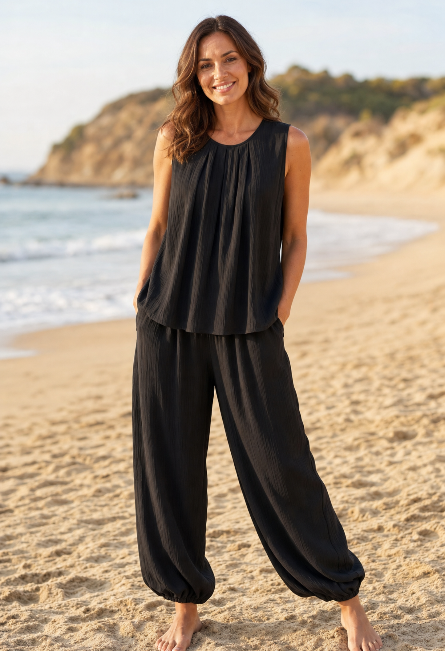Crinkle Harem Co-Ord Set