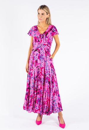 Mirage Print Maxi Dress