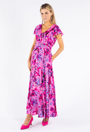 Mirage Print Maxi Dress