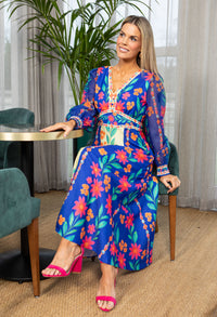 Floral Print Midi Dress