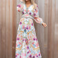 Floral Print Midi Dress