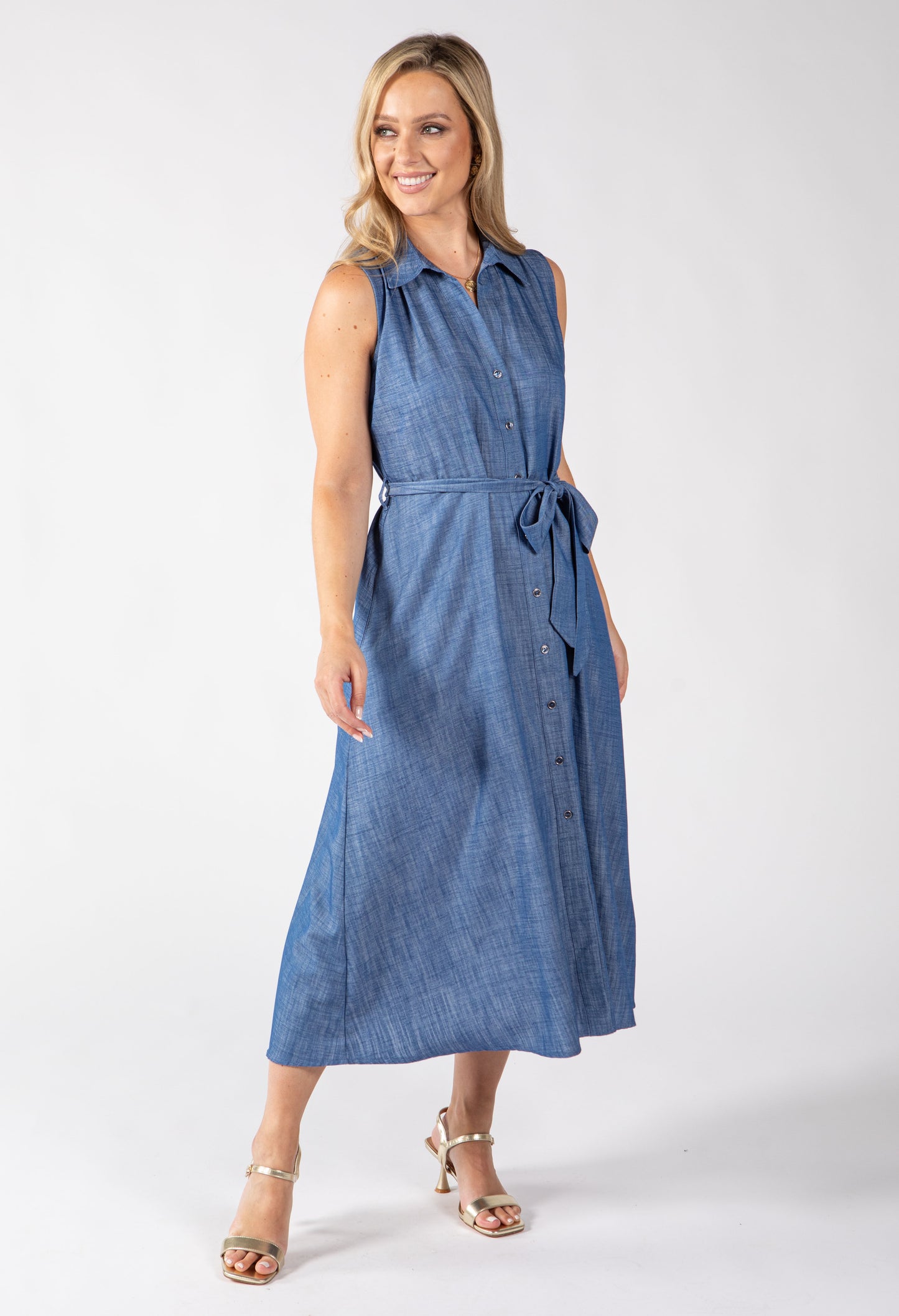 Emilia Denim Look Shirt Dress