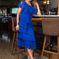 Georgette Chiffon Midi Dress