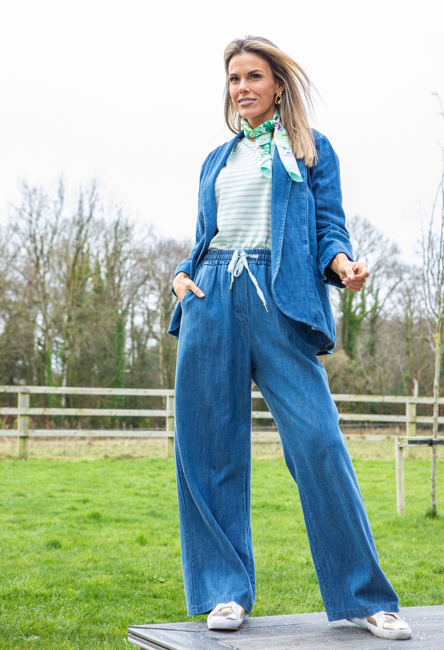 Pidi Relaxed Denim Trousers