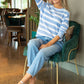 Ivy Striped Knit Jumper