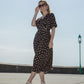 Pretty Polka Dot Midi Dress