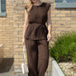 Plisse Pleated Co-Ord