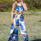 Palm Print Jumpsuit