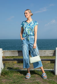 "Ab"solution® Skyrise Glider Crop Jeans