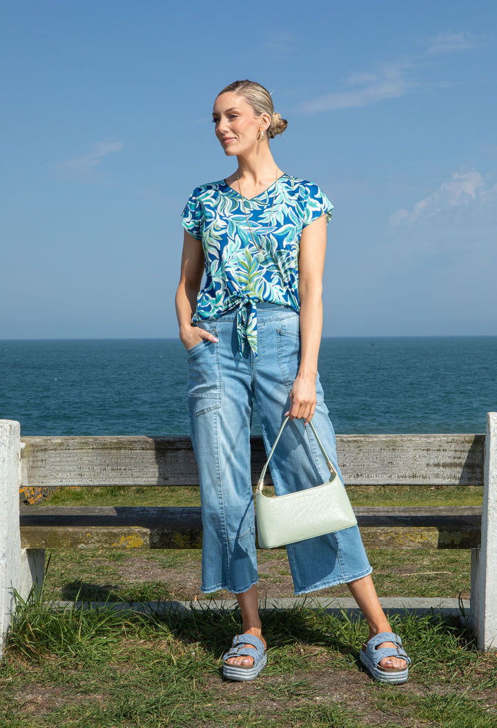 "Ab"solution® Skyrise Glider Crop Jeans