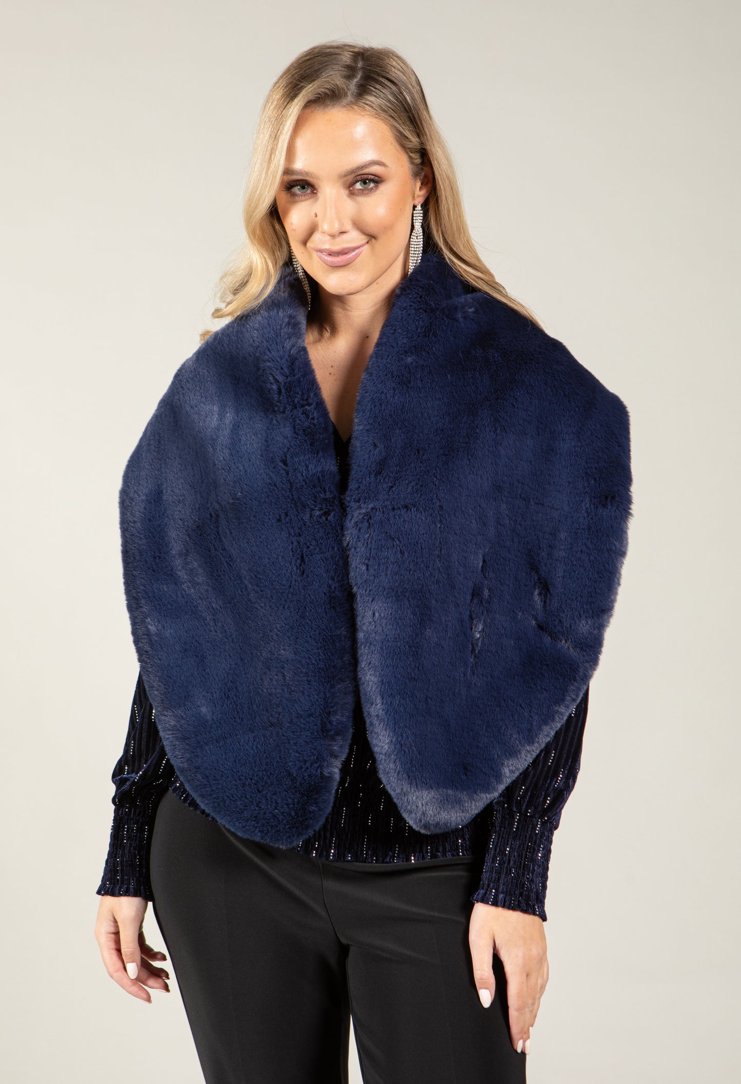Faux Fur Shrug