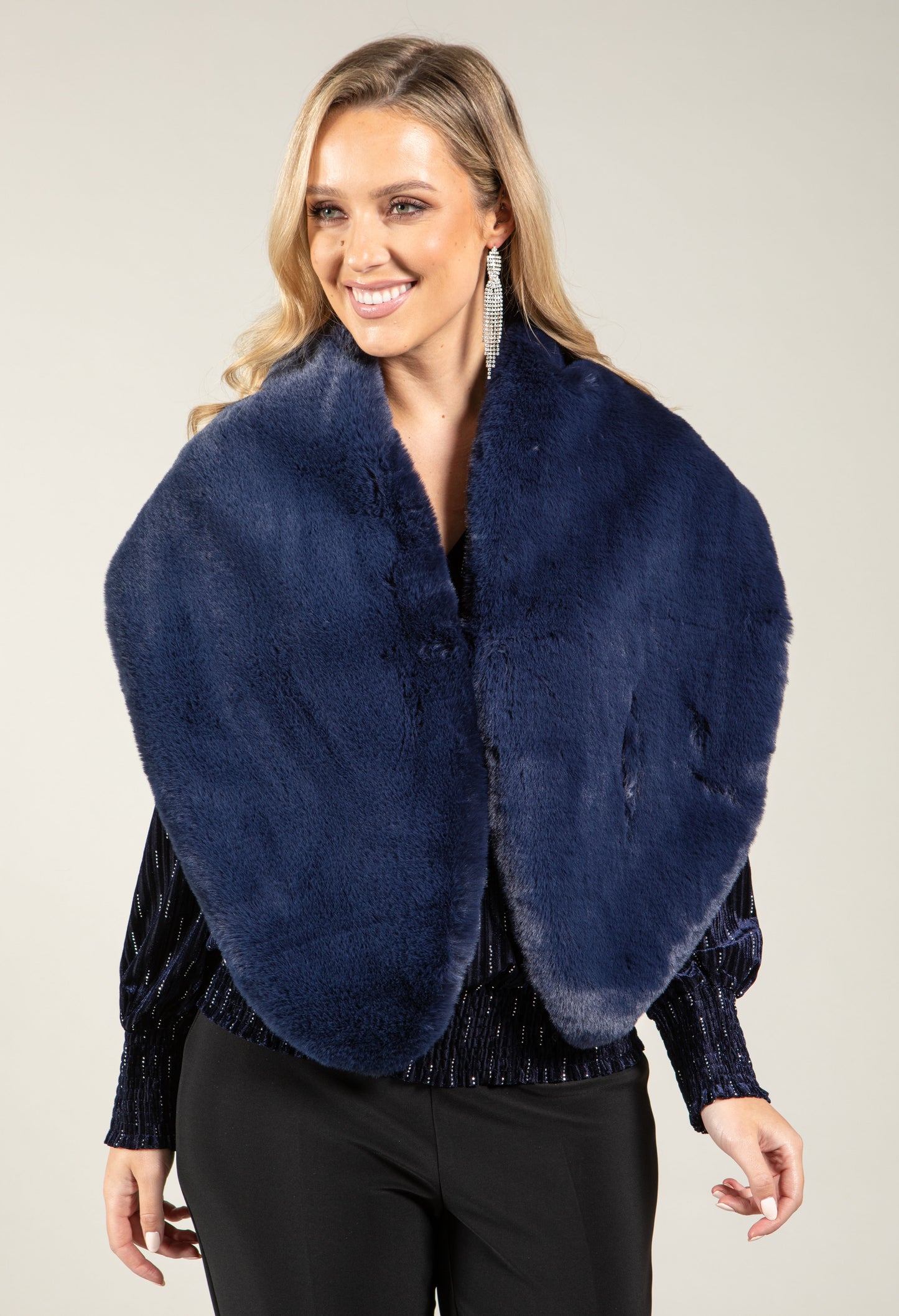 Faux Fur Shrug