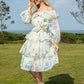 Floral Print Tiered Dress