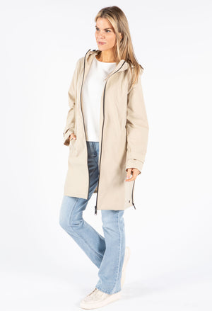 Longline Hooded Rain Jacket