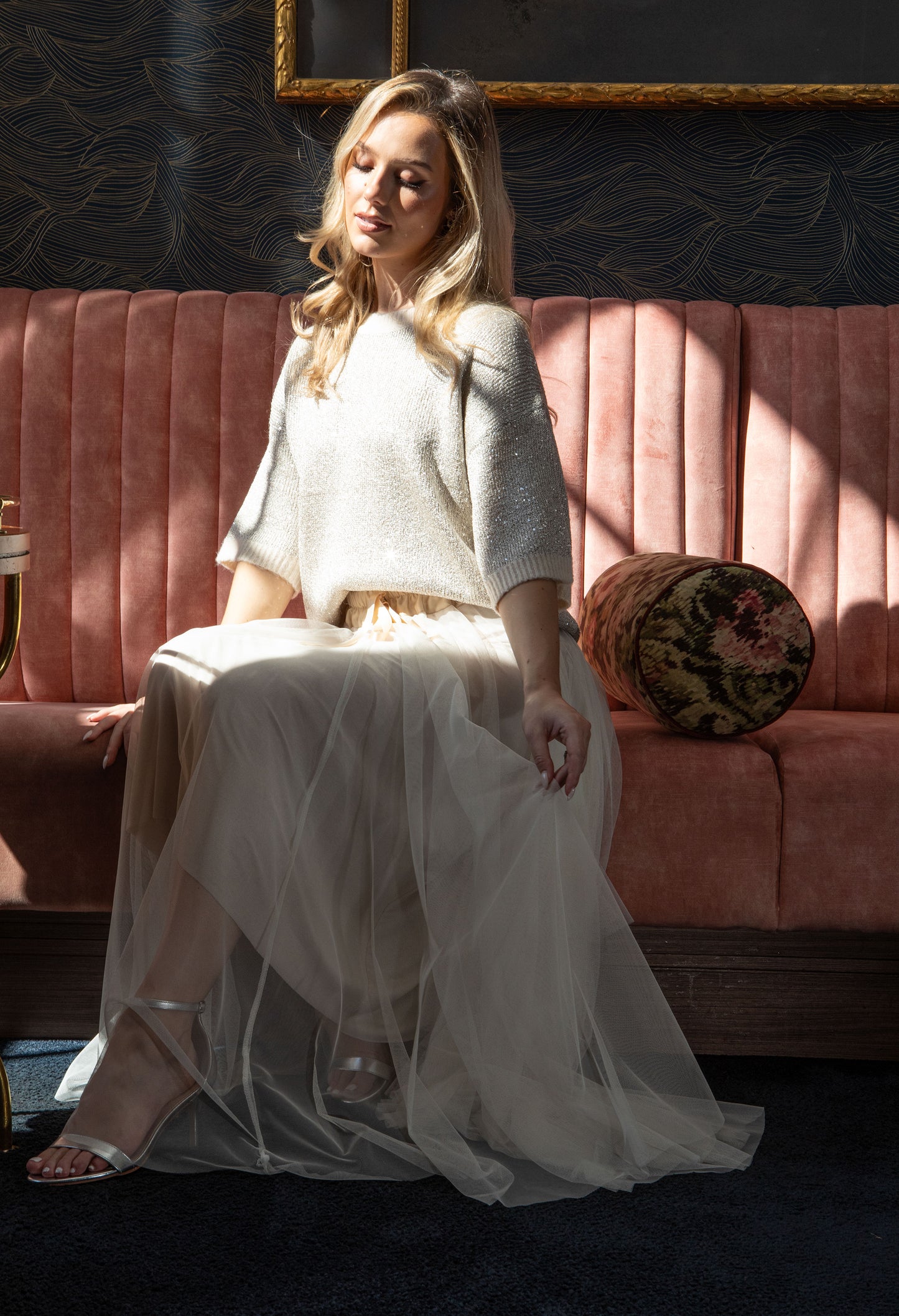 Sequin Knit Pullover