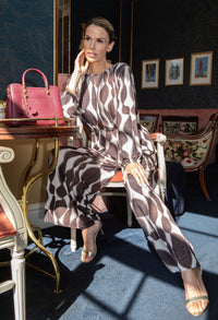 Retro Plisse Pleated Co-Ord